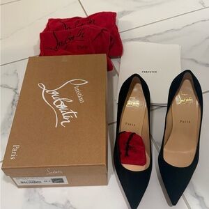 Christian louboutin Alminette 100 black size 38.5 (US 8.5)